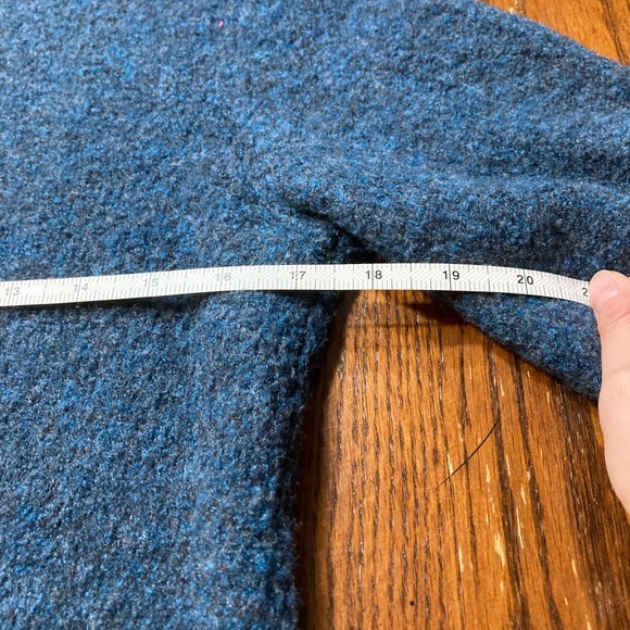 Vintage Merino wool short sleeve mockneck sweater - Picture 4 of 5